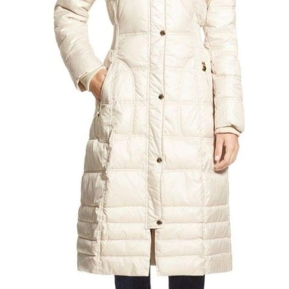 Laundry by Women's Winter Quilted Puffer Faux Fur Hooded Long Coat - Picture 3 of 13